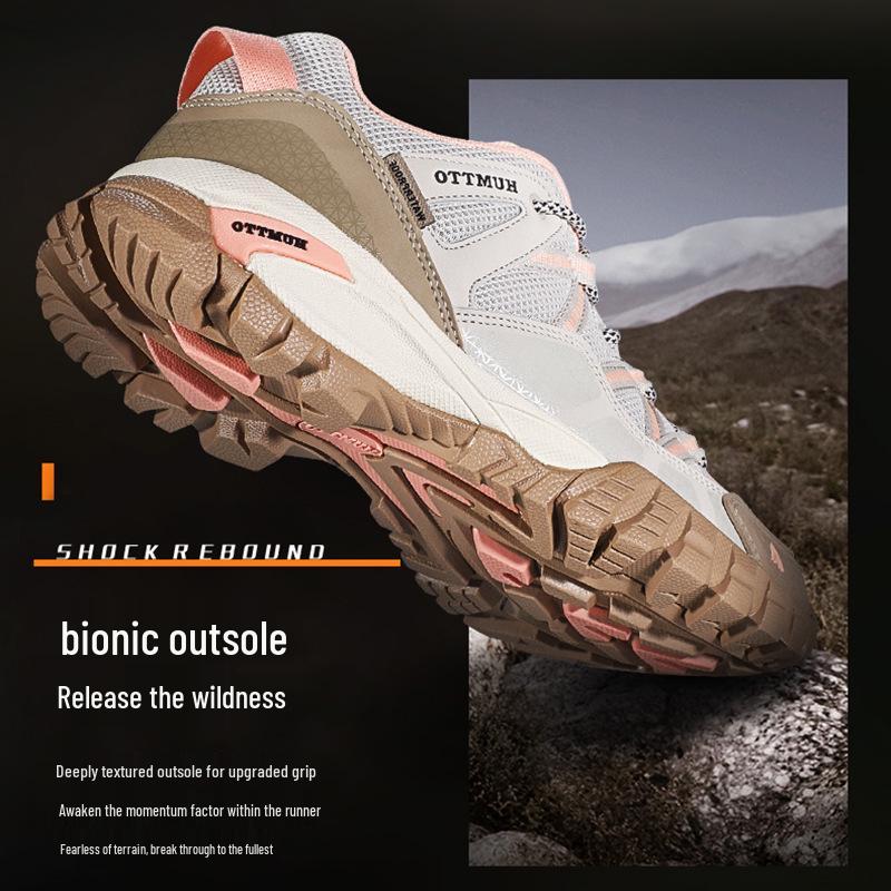 Hantu Women's Spring/Autumn Water-Repellent Non-Slip Lightweight Hiking Shoes