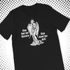 Gothic Slogan T Shirt Too Hot For Heaven Too Cool For Hell Graphic Tee Alt Streetwear Edgy E Girl Top Dark Aesthetic Grunge Shirt