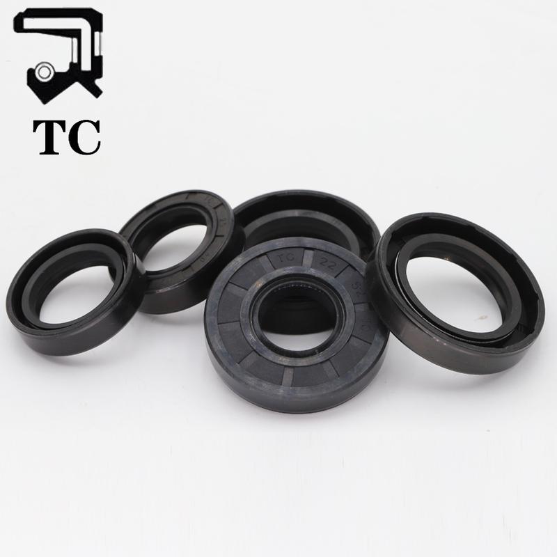 TC 8 10 11 12*14 15 16 18 20 21 22 25 26 28 32*4 5 6 7 8 10 Nitrile Rubber NBR Grooved Lip Spring Gasket Ring Skeleton Oil Seal