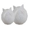 Scented Candle Silicone Mold Egg Flower Resin Epoxy Casting Mold Oval-Wax Mold Plaster Soap Mold Handmade DIY Craft