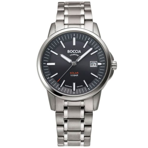 Boccia Titanium Watch 3643-04 Black