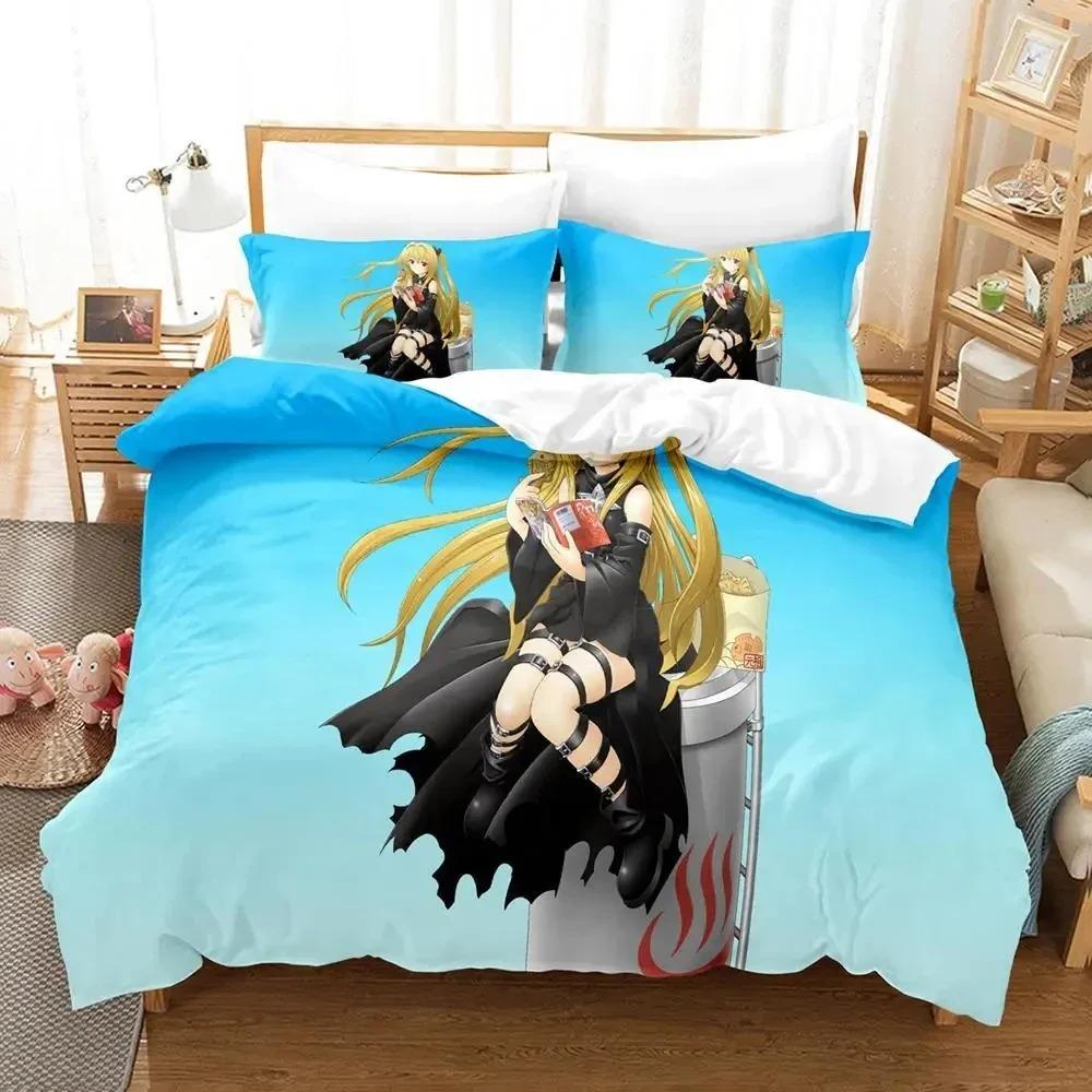 Anime Yami To LOVE-Ru Bettwäsche Set Bettbezug Bettset Steppdecke Kissenbezug Bettdecke King Queen Größe Jungen Erwachsene