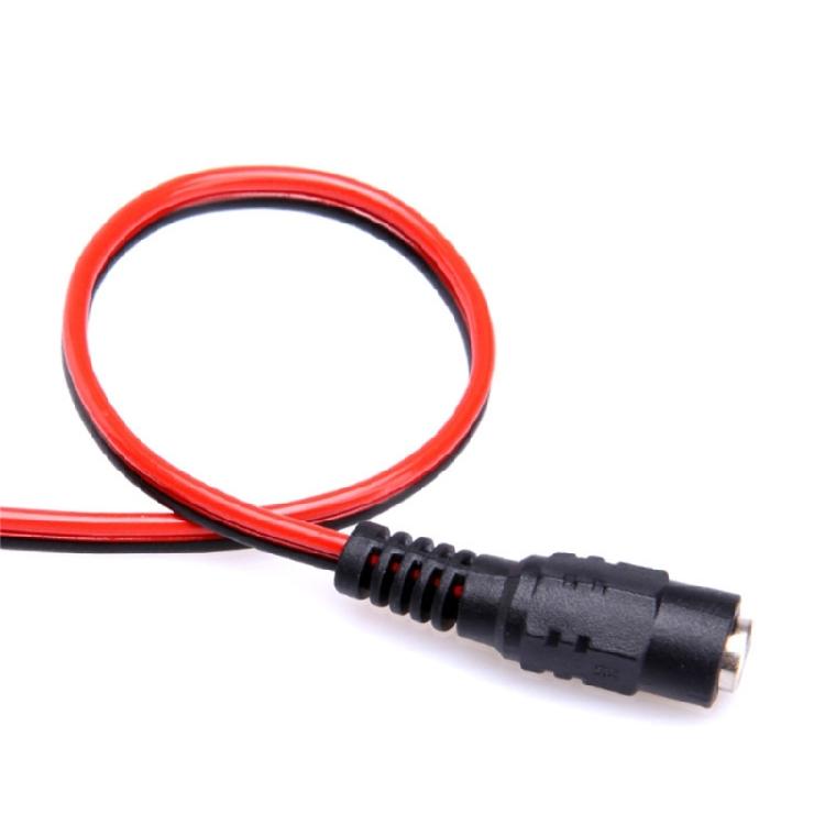 Standard 5.5x2.1mm Female Power Cable, Power Pigtail Wire for Safe Electrical Supply Security Camera, ,