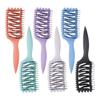 Massage Comb Hollow Out Hair Brush Detangling Brush Hair Styling Brush Curly Hair Brush Hair Comb for Dry and Wet Hair
