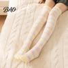 Warme Wintersocken 1 Paar Damen Oberschenkelhoch für den Winter, Verdickte Korallenfleece Bein Samt Wärmer Lange Strümpfe, Flauschige Over-the-Knee-Stiefel Mädchen