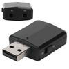 Bluetooth5.0 Audio Receiver Transmitter USB Sound Card 3 IN 1 AUX RCA 3.5MM Socket Adapterblack