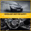 2X Carbon Fiber Car Auto Steering Wheel Booster Cover NonSlip Universal EOA