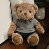 High Quality Soft Teddy Bear Plush Toys Tie Bear Doll T-shirt Paul Teddy Bear  Cute Pillow Animal Cushion Children Birthday Gift