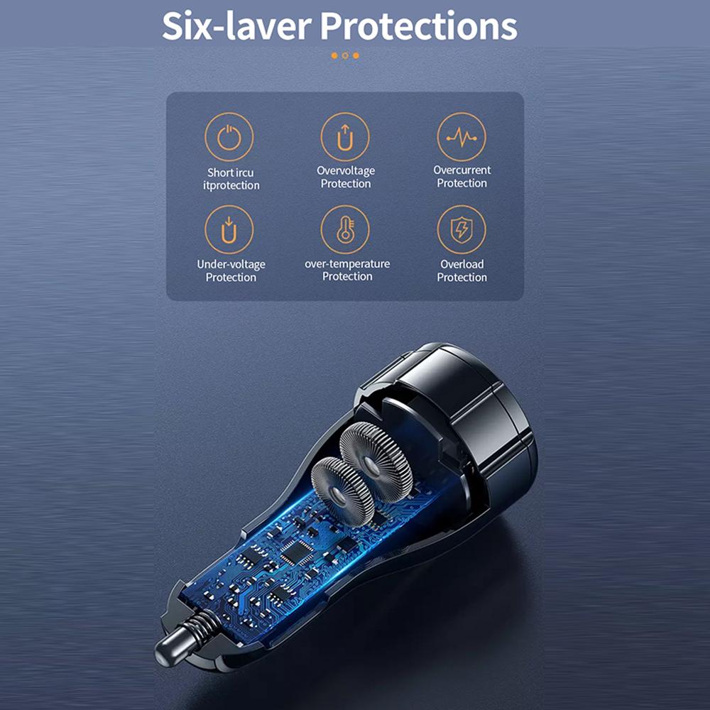 Pd USB 3.0 autonabíjačka Super rýchle nabíjanie adaptér do auta pre Iphone 13 14pro Xiaomi Samsung Quick Charge 3.0 USB C nabíjačka