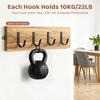 12Pcs Coat Hook Wall Mounted Towel Hanger Screw In Metal Hanger Simple Wall Hook Coat Hanger Hardware Enduring