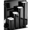 4 Pockets Aluminum Zip Ties Holder Wall Mounted Universal Cable Tie Storage Rack for Workshop Basement Utility Room Warehouse