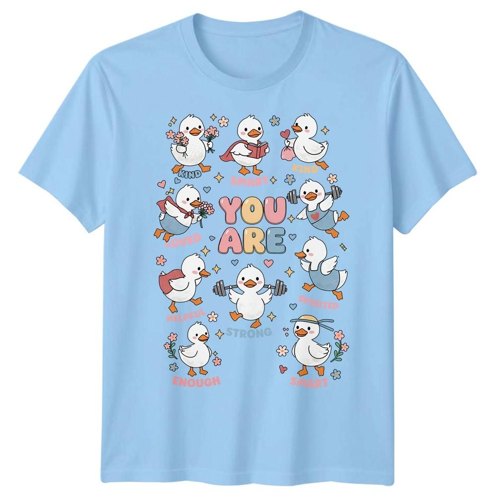 Silly Duck You Are Kind TShirt School Teacher Affirmation Funny Unisex Unisex Top S