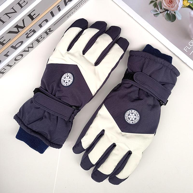 

Унисекс Нескользящие Водонепроницаемые Зимние Перчатки - На флисовой подкладке для Занятий Спортом на Открытом Воздухе, Езды, Катания на Лыжах и Альпинизма