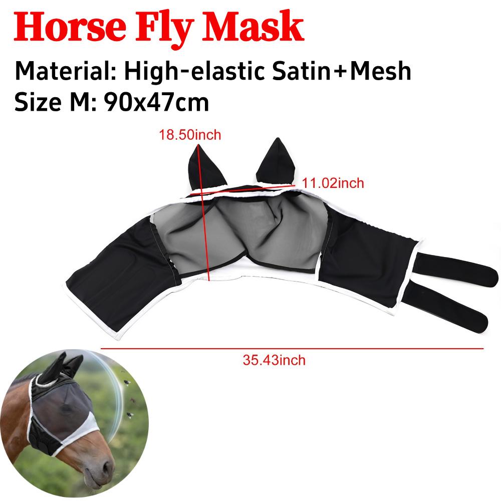 Ponytail Protective Cover Prevent Flies Mosquito Bites Tail Storage Horses Durable Polyester Beauty Bag Horse Grooming Supplies