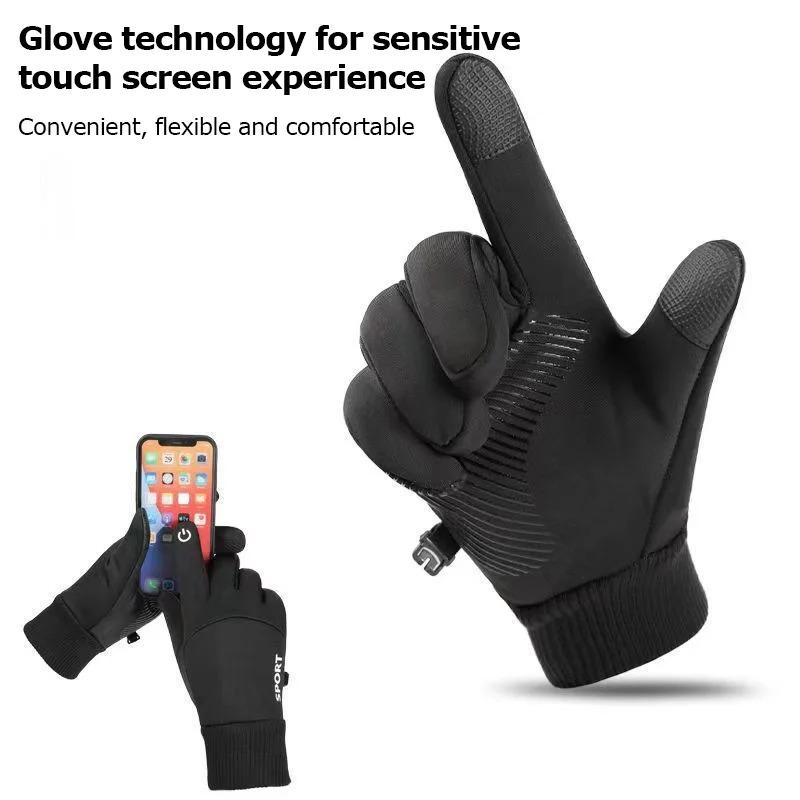 Winter Gloves Men Women Touch Screen Warm Gloves Water Resistant Windproof Thermal Gloves for Running Cycling Driving and Skiing