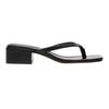 Womens/Ladies Caribbean Leather T-Bar Flip Flops