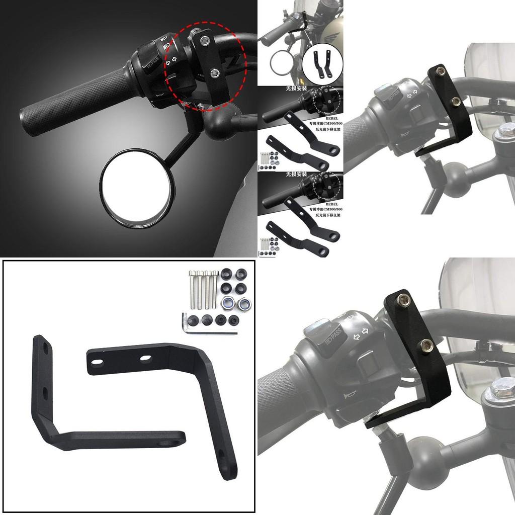 Durable Rear View Mirror Adjustment Bracket For Honda Rebel 500 Cm300 Cm500 Bikes