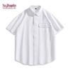Yuzhaolin Men's Summer Short-Sleeve Casual Shirt