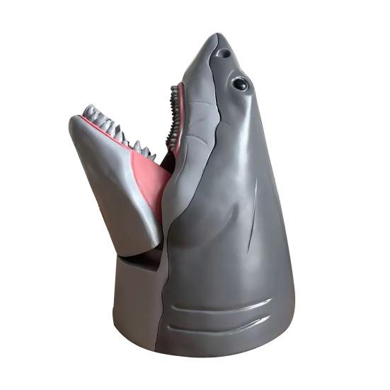 

Shark Popcorn Bucket Kids Party Snack Bucket Novelty Popcorn Container for Family Movie Nights Parties Fun Gift Idea 1pc