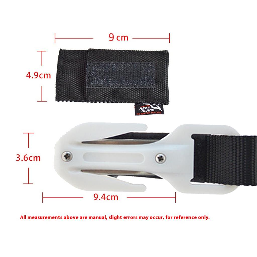 1/2Pcs Scuba Diving Cutting Special Knives Line Cutter Underwater Knives Spearfishing Secant Equipment Tools 8 Colors Optional