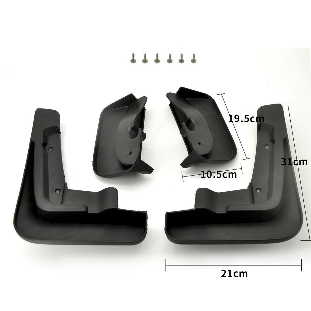 4x Mud Flaps Mudflaps For VW Transporter Caravelle T6 T6.1 Multivan Kombi 2015- Splash Guards Mudguards 7H0075111