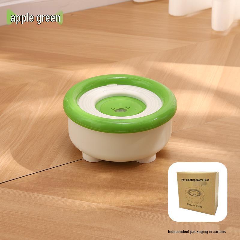 Cloud Floating Anti-Spill Dog Water Bowl - Non-Slip, Anti-Tip Pet Drinking Bowl