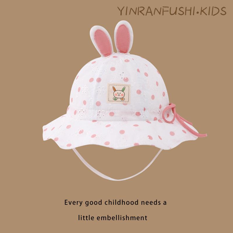 Thin Princess Spring Infant Fisherman Hat Sun Hat Sun Protection Hat Baby Baby Hat Cotton Sun Protection Cloth Sun Protection Women