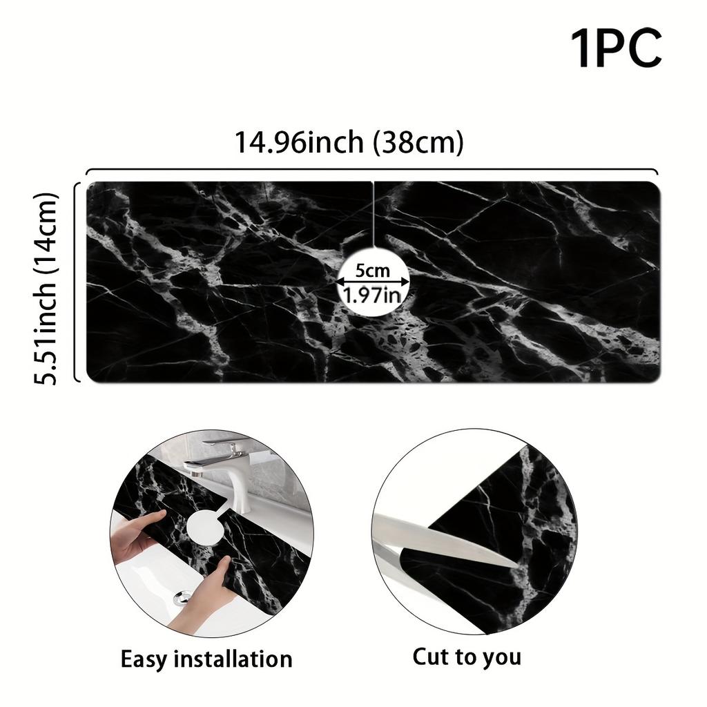 1Pcs Quick-drying Marble Drying Pad, Very Suitable For Home Decoration And Bathroom, Faucet Absorbent Pad, Bathroom Faucet Splash Pad