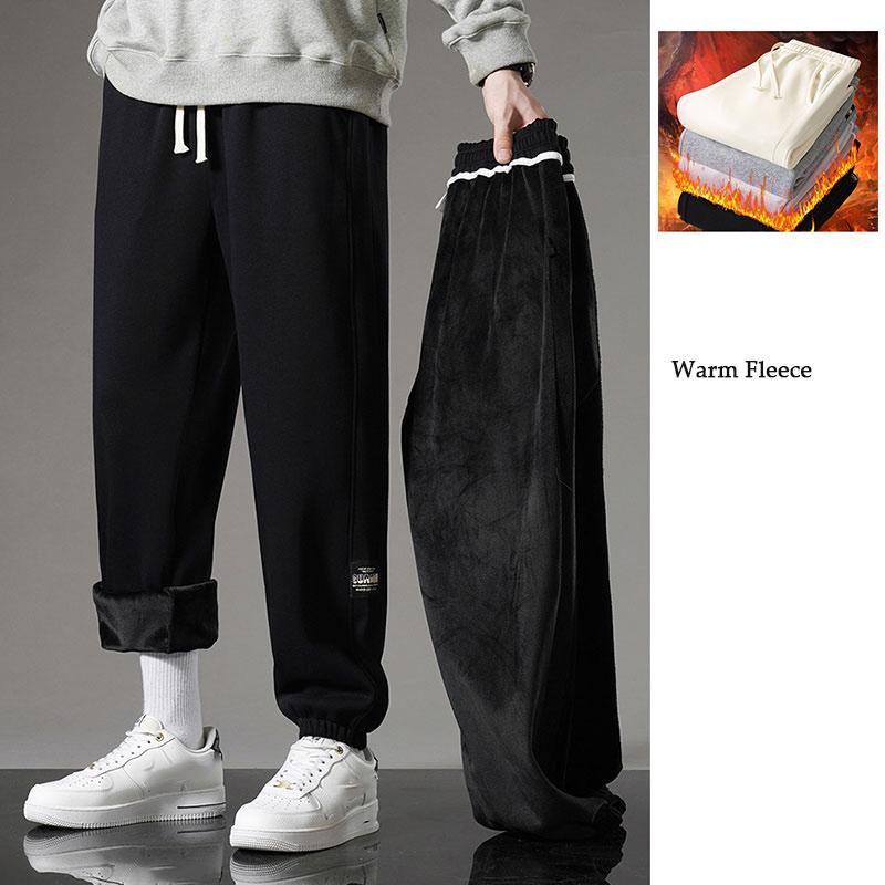 

Зимние флисовые утепленные спортивные штаны унисекс, флисовые утепленные теплые уличные штаны для бега, спорта, фитнеса, парные зимние спортивные штаны XXXXL чёрный