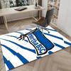 Tappeto Area con Stemma Hertha Bsc Berlin, Tappeto per Ufficio, Tappeto per Sedia, Tappeto Decorativo Salotto Camera da Letto, Tappetino Grande Formato Regali per Fan Regali di Natale