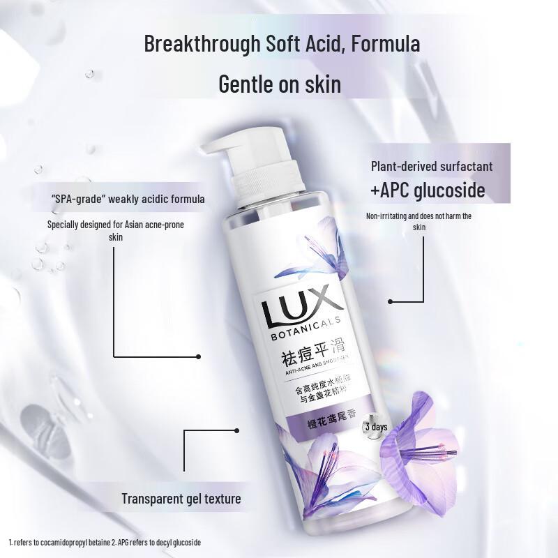 lux Acne Smoothing Essence Fragrance Shower Gel