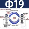 304 Stainless Steel Pipe Clamp: Thickened Clamp for Electric Pole Bracket