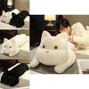Black Cat Plush Pillow Long Body Cushion Soft Doll For Bed Snuggling And Kids Fun