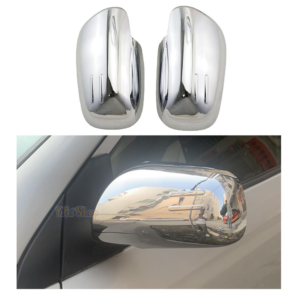 YOYO ABS Chrome Car Accessories Door Mirror Cover Trim Paste Style Carbon For Toyota Auris Vitz 2006 2007 2008 2009 2010 2011