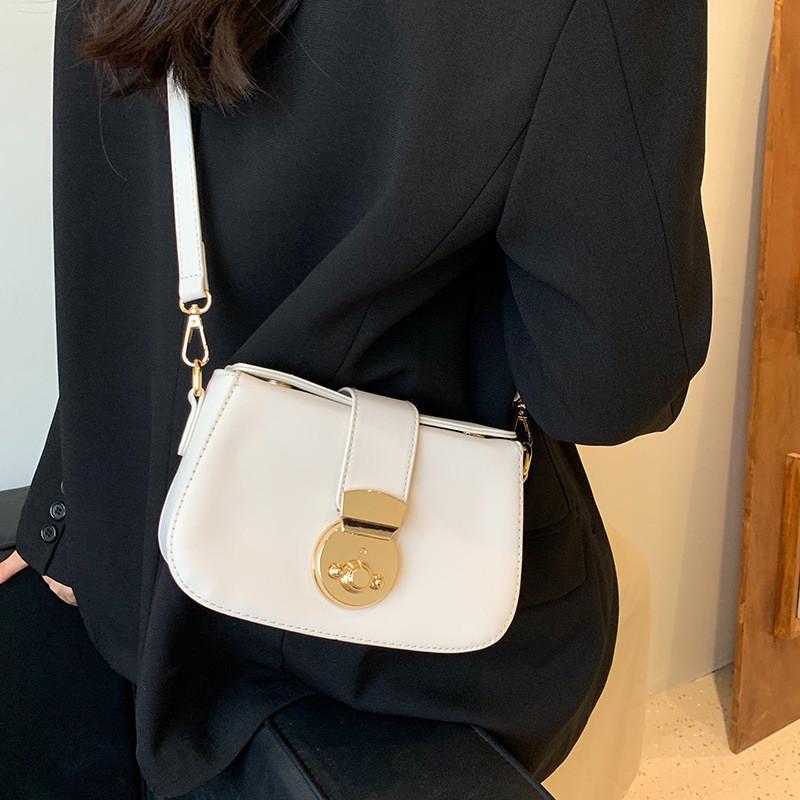 Ielgy Spring Summer Texture Small Square Bag All-Match Shoulder Messenger Bag