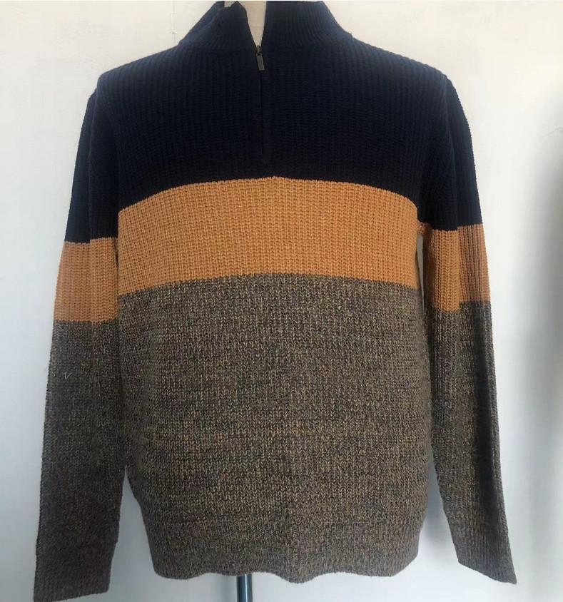 Men's Sweater, Men's Casual Knitted Pullover, Loose Fit, Long Sleeved