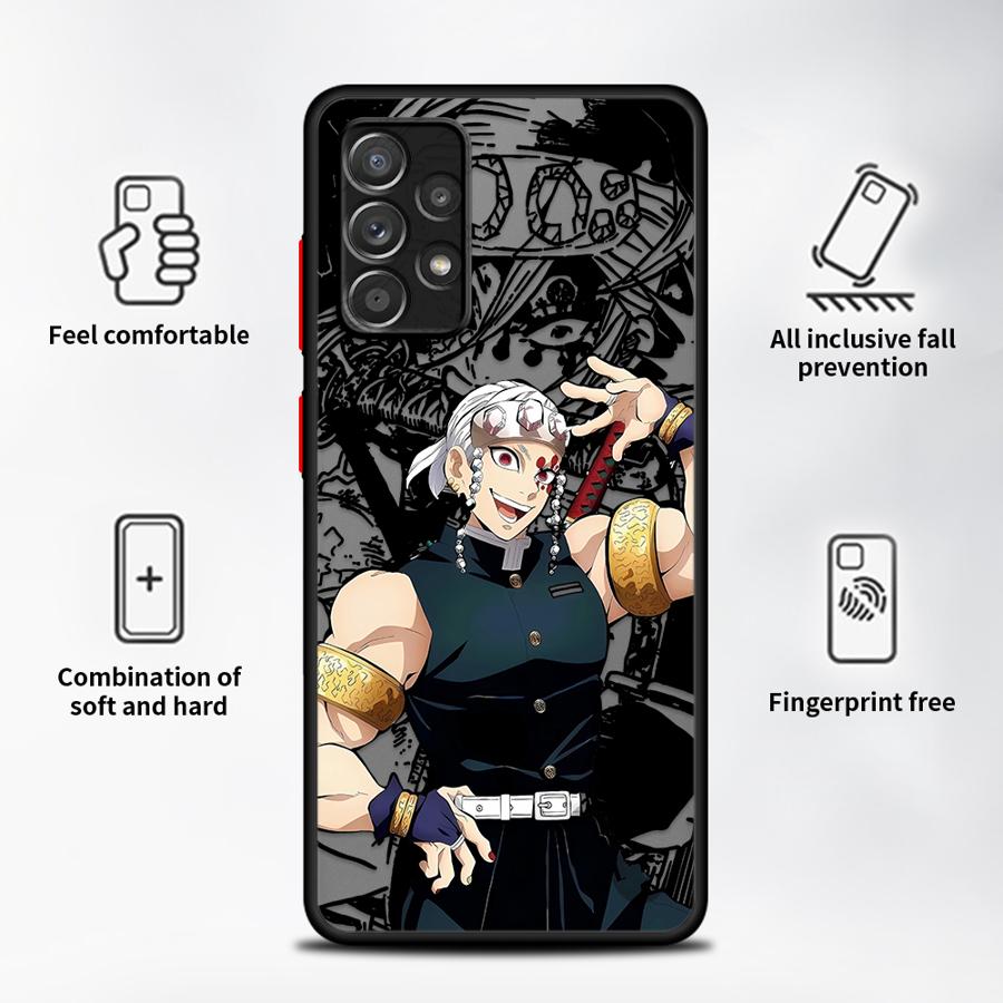 Handyhülle für Samsung Galaxy A73 A33 A17 A52 A34 A36 A53 A54 A56 A55 A52S A72 A16 A15 A14 A23 A35 Heiße Anime Dämonen