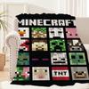Game M-Mine-Cute C-craft Funny Fashion Blanket Plush Nap Sofa Rug for Living Room Office Bedroom Birthday Home Travel Kid Gifts