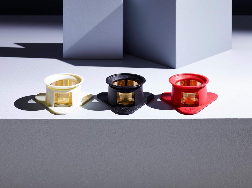 cores Coffee with Maruyama Gold 1 No Paper Filter Original Dripper, Co-developed Coffee, Filter, Black, Cup, C211BK, Required, Flavor, Aroma,