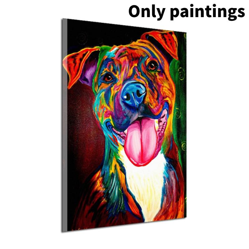 

Puppy Colorful Decorative Painting Hang Living Room Bedroom Fashion Picture