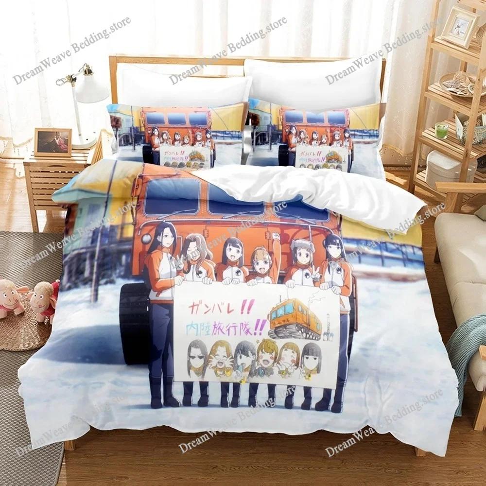 New Anime A Place Further Than The Universe Bedding Set Single Twin Full Queen King Size Bed Set Adult Bedroom Duvet Cover Sets9