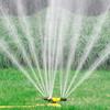 360 Degree Automatic Rotating Sprinkler with 1/2 Inch Water Connector, 3-Arm Garden Irrigation Sprayer for Lawn Watering