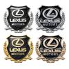 QDDY3 2Pcs 3D Metal Emblem Sticker Car Badge Decoration Decals For Lexus FSPORT LBX NX RX 350h 450h ES UX 300e GS GX IS LS LX CT LC