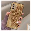 Mandala Floral Holz Weiche Hülle Für Samsung Galaxy A32 A52 A72 A12 A42 A40 A50 A70 A03S A21S A52S A71 A51 Abdeckung
