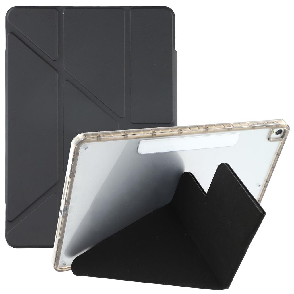 Tablet Case For iPad 10.2 (2021)/(2020)/(2019)/Air 10.5 inch (2019) Magnetic Dual Clasp PU TPU Acrylic Origami Stand Cover