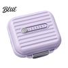 Capsule And Tablet Storage 7 Compartments Pill Box with Sealing Ring Lock Buckle