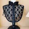 Women Elegant Lace Hook Flower Vintage Fake Shirt Collar KTB