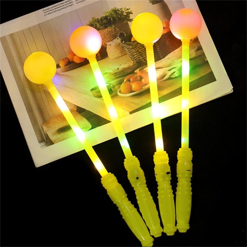 6Pcs Glowing LED Sticks Energy Efficient Illuminated Sticks for Birthday Festival Party Night Event and Outdoor Camping