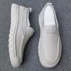 Mens Loafers Breathable Slip on Driving Shoes Chaussure Homme Genuine Leather Men Business Handmade Casual Shoes