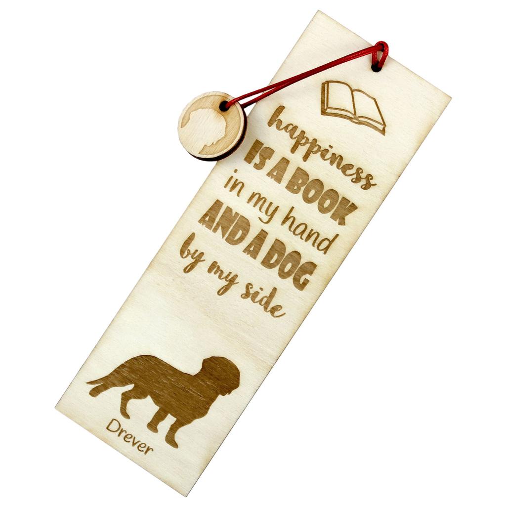 Drever, Swedish Dachsbracke, Bracke - dog bookmark, personalized bookmark, dog gadget for Art-Dog brand readers